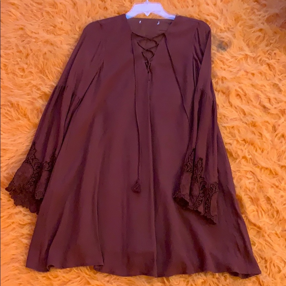 Brown forever 21 dress
